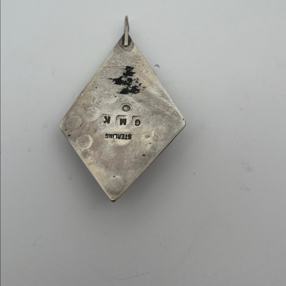 Silver and Purple Pendant - Picture 2 of 4